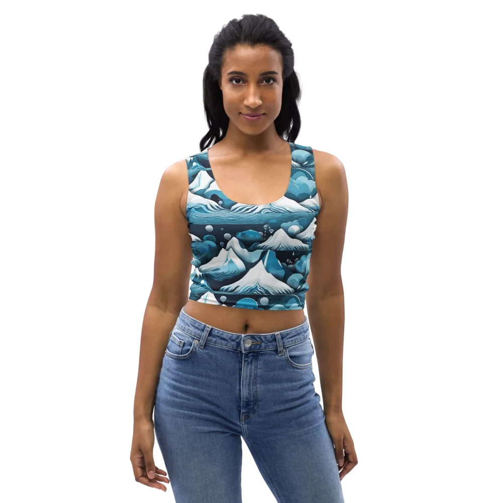 Azure Summit on Crop Top — Front