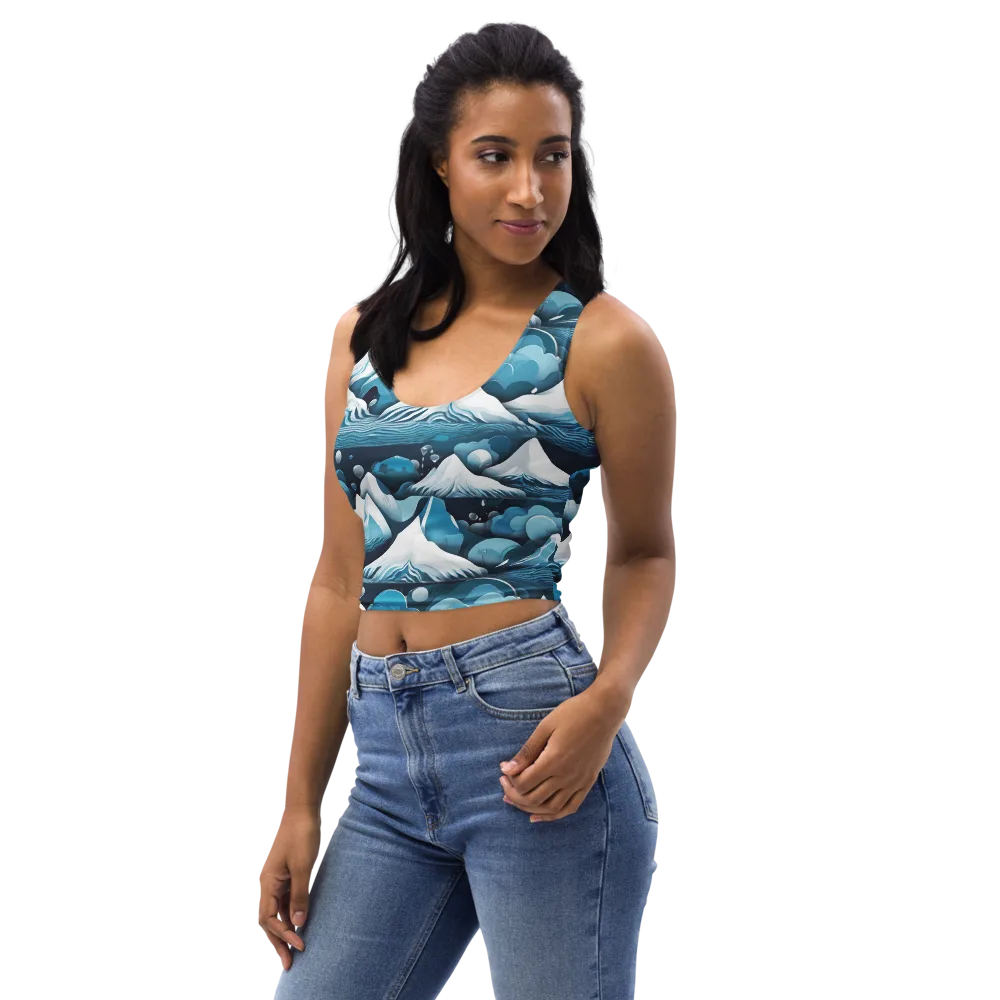 Azure Summit on Crop Top — Left Front