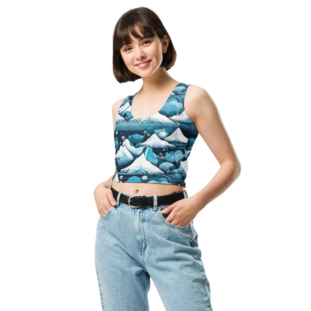 Azure Summit on Crop Top — Front