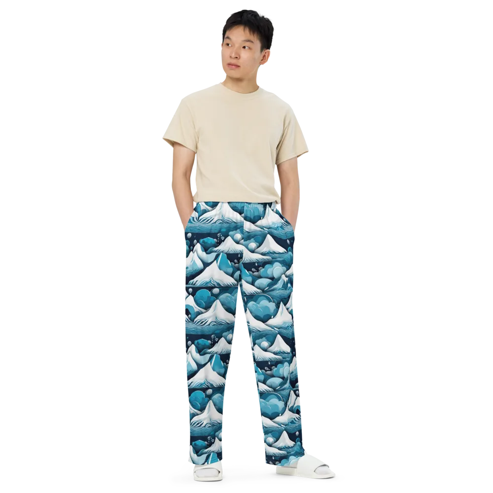 Azure Summit on Wide-Leg Pants — Front