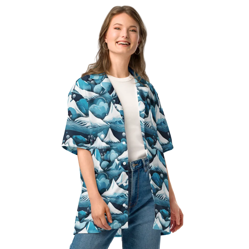 Azure Summit on Button Shirt — Front