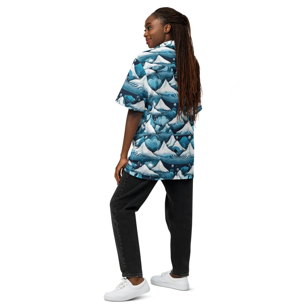 Azure Summit on Button Shirt — Back