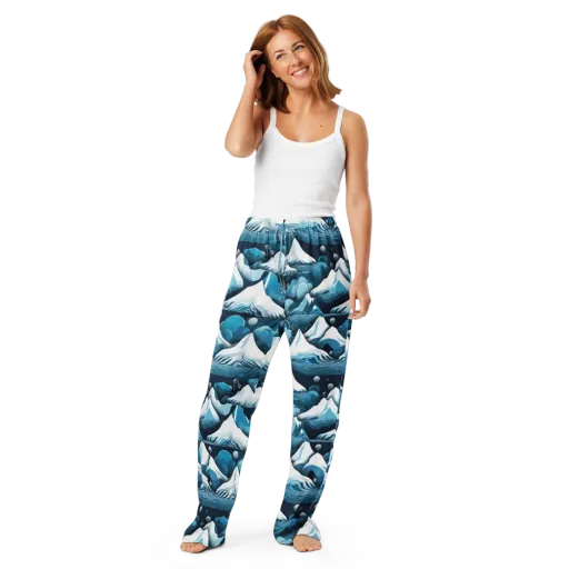 Azure Summit on a Women's Pajama Pants