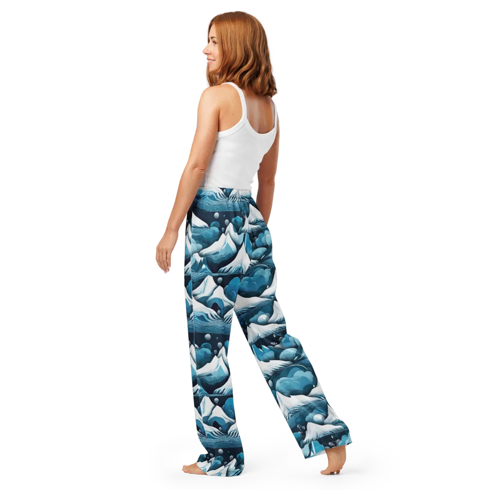 Azure Summit on Women's Pajama Pants — Back