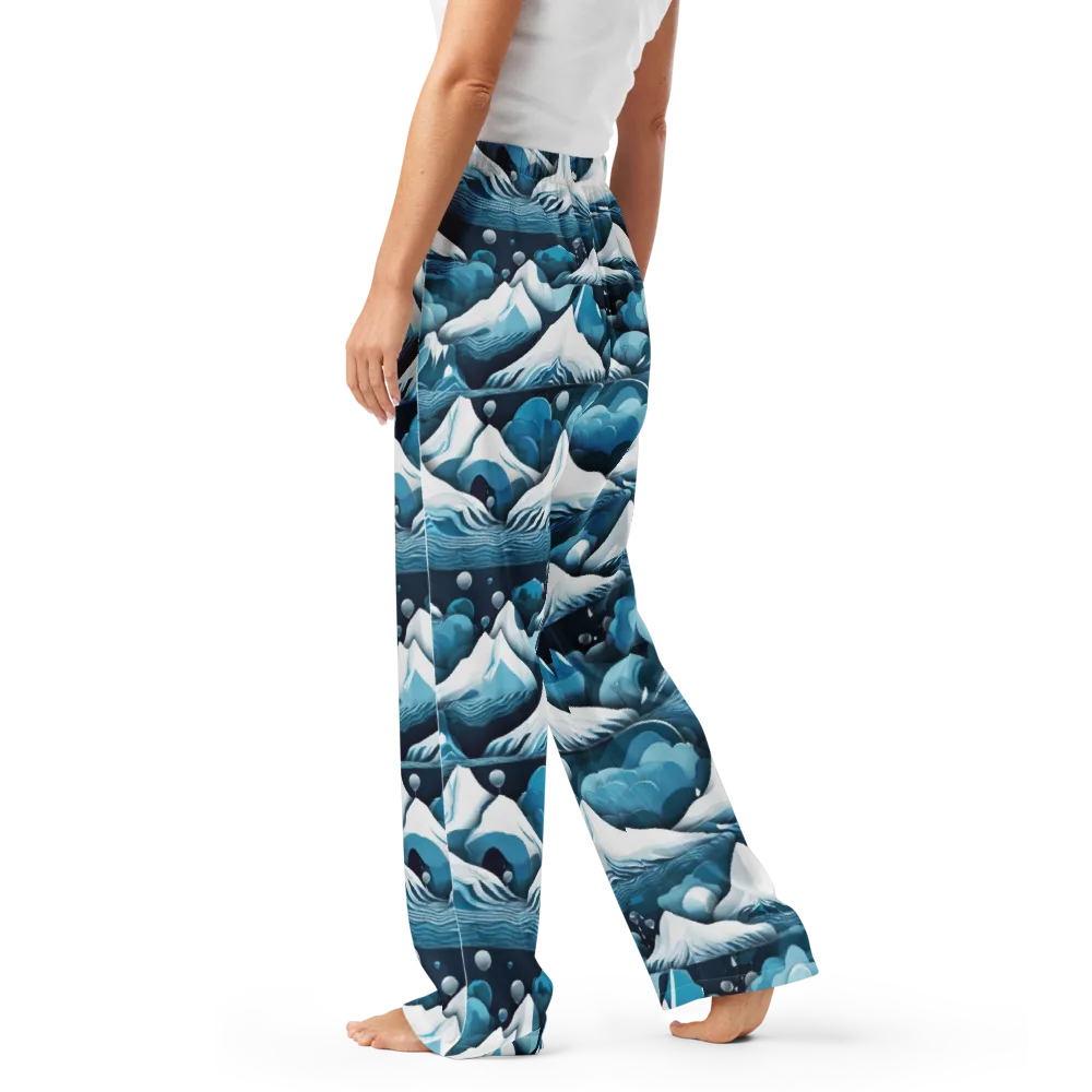 Azure Summit on Women's Pajama Pants — Left