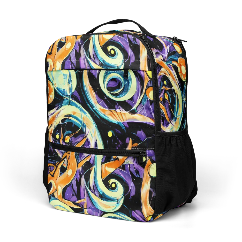 Dorothy's Whirl on Utility Backpack — Left Front