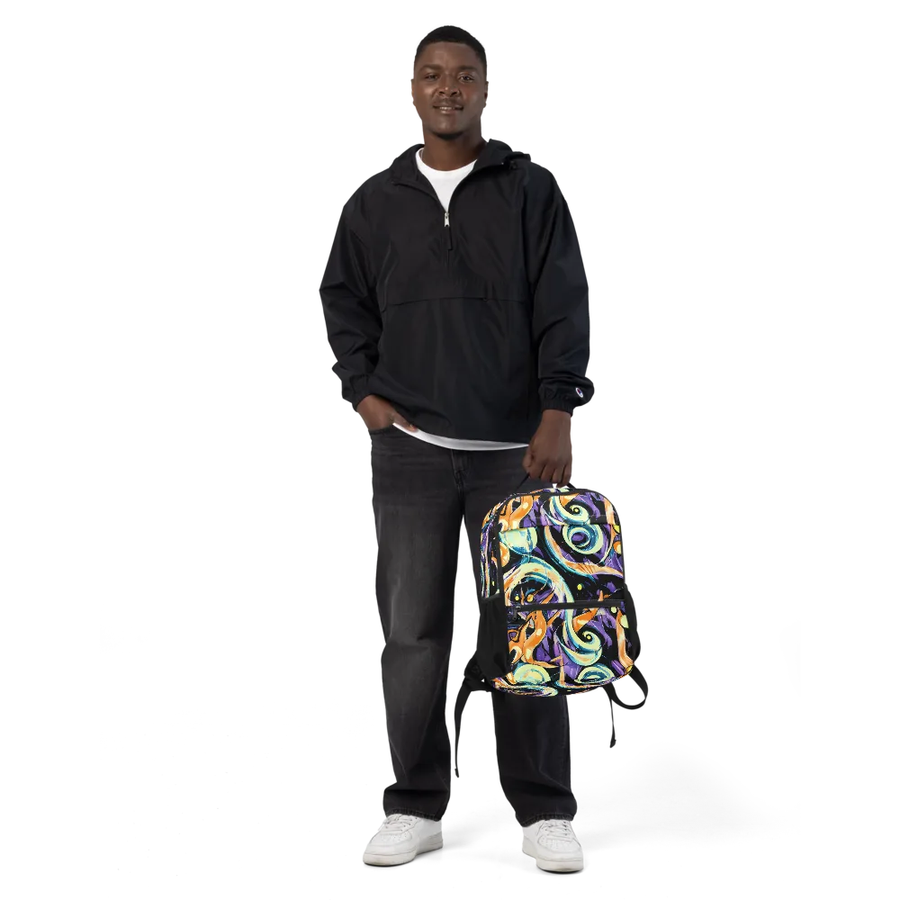 Dorothy's Whirl on Utility Backpack — Front