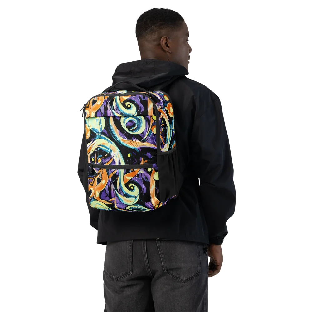 Dorothy's Whirl on Utility Backpack — Back