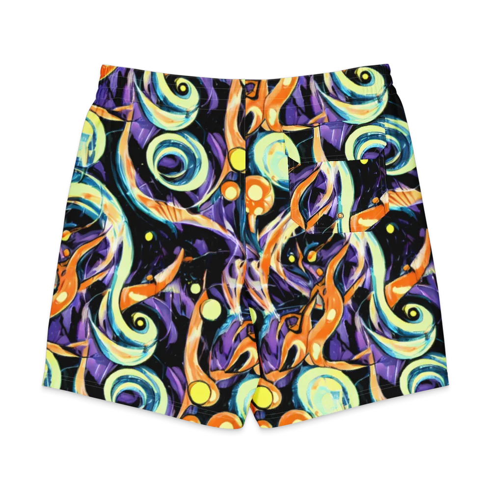Dorothy's Whirl on Men's Board Shorts — Back