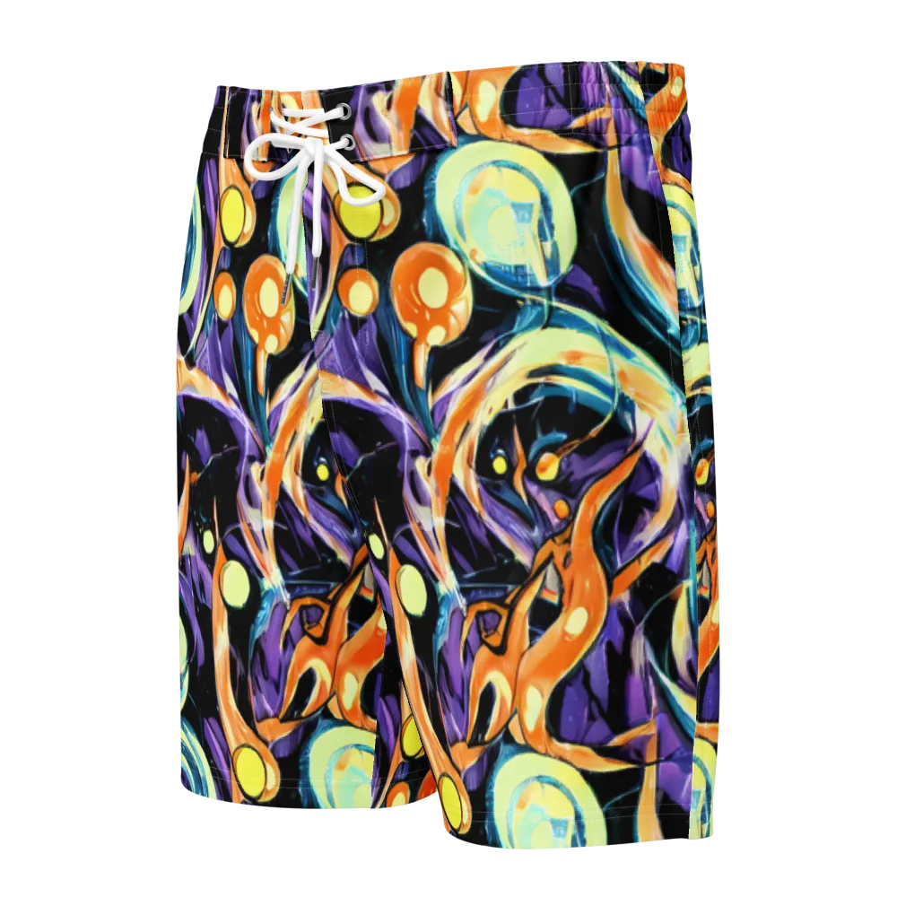 Dorothy's Whirl on Men's Board Shorts — Front