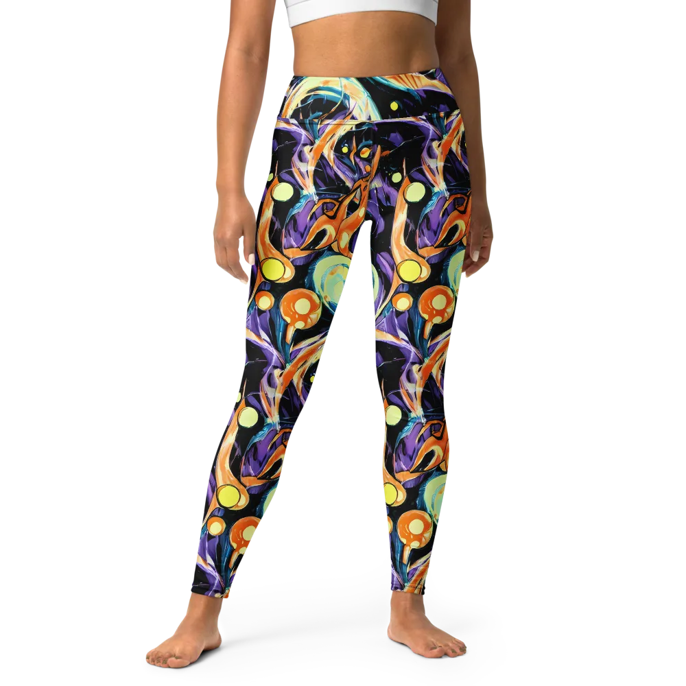 Dorothy's Whirl on Yoga Leggings — Front