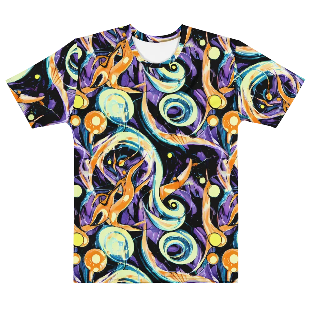 Dorothy's Whirl on Men's Cotton Crew Neck T-Shirt — Front