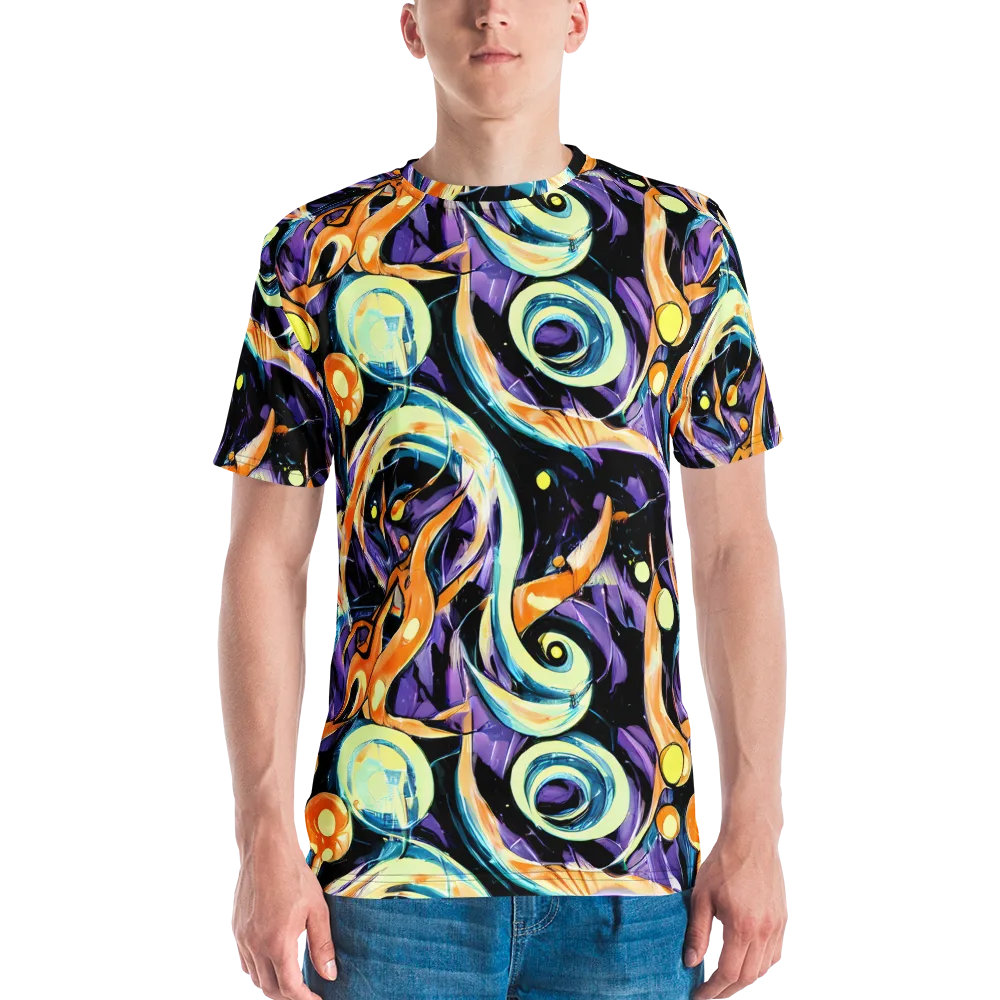 Dorothy's Whirl on Men's Crew Neck T-Shirt — Front
