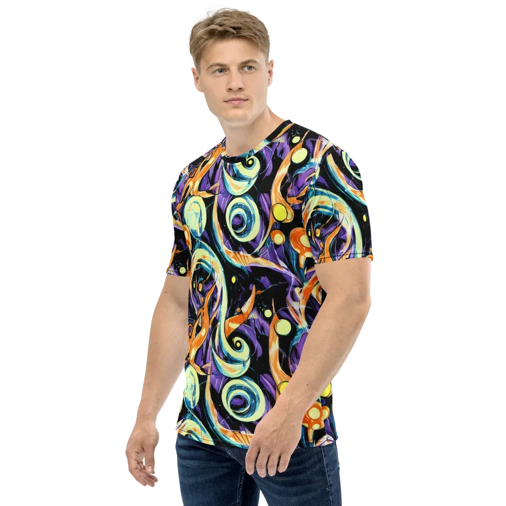 Dorothy's Whirl on Men's Crew Neck T-Shirt — Left