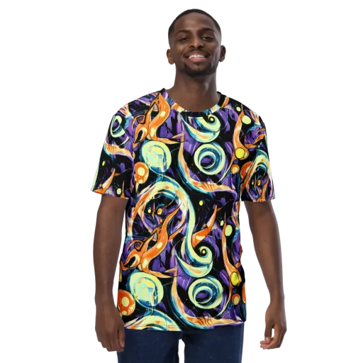 Dorothy's Whirl on a Men's Crew Neck T-Shirt