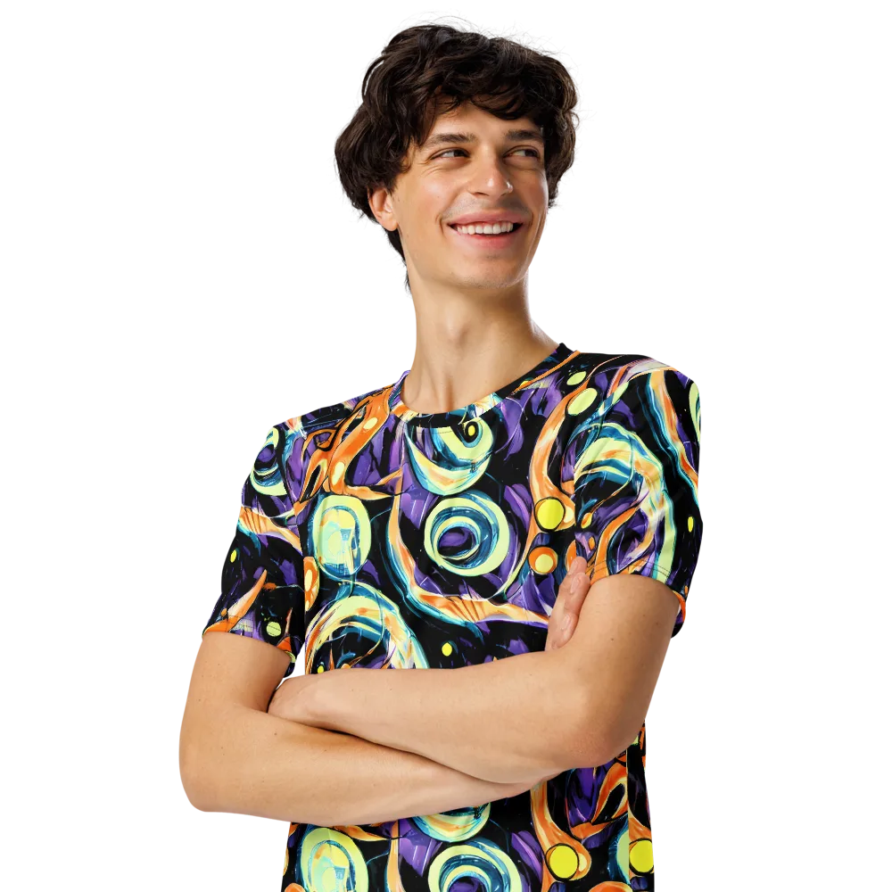 Dorothy's Whirl on Men's Crew Neck T-Shirt — Left Front