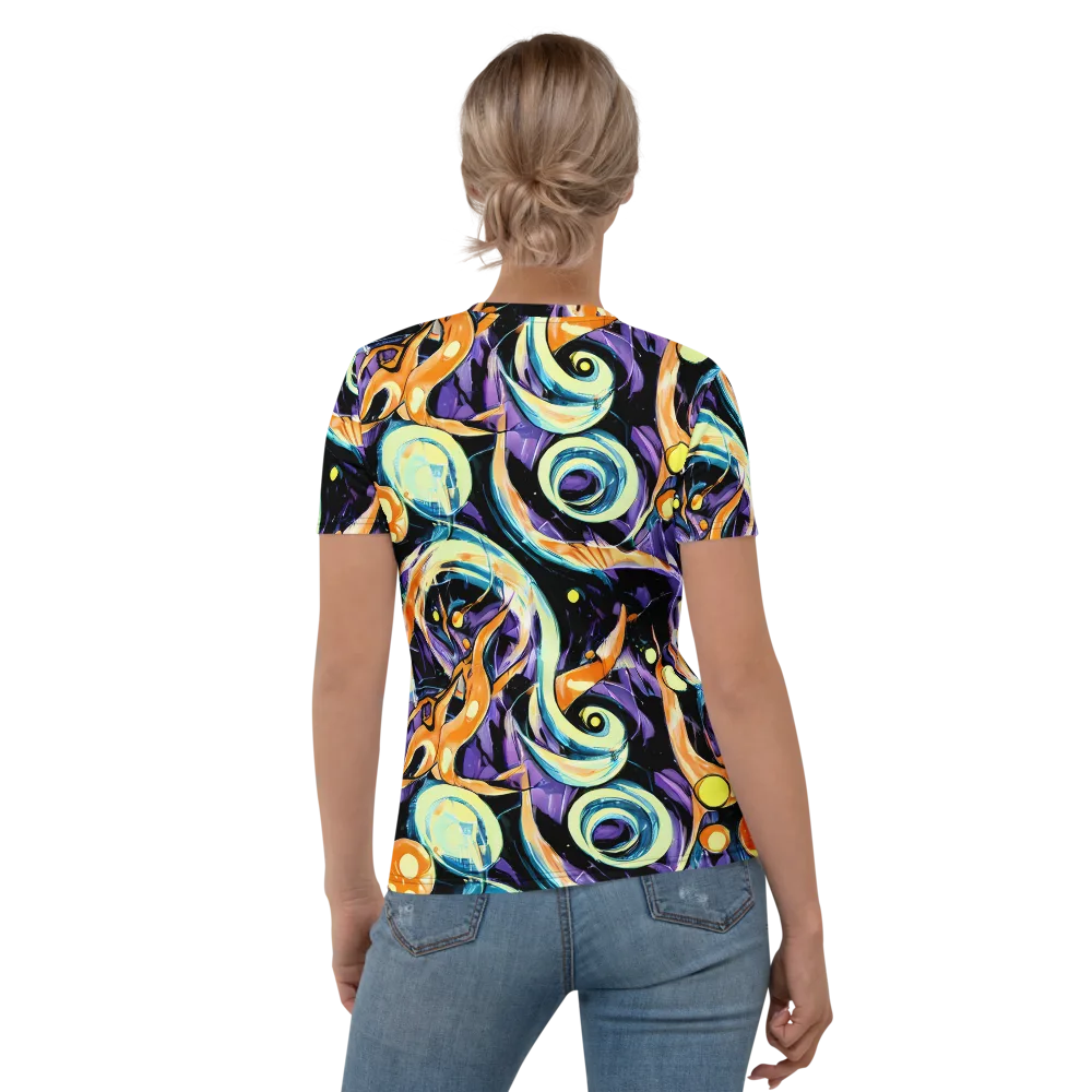 Dorothy's Whirl on Women's Crew Neck T-Shirt — Back