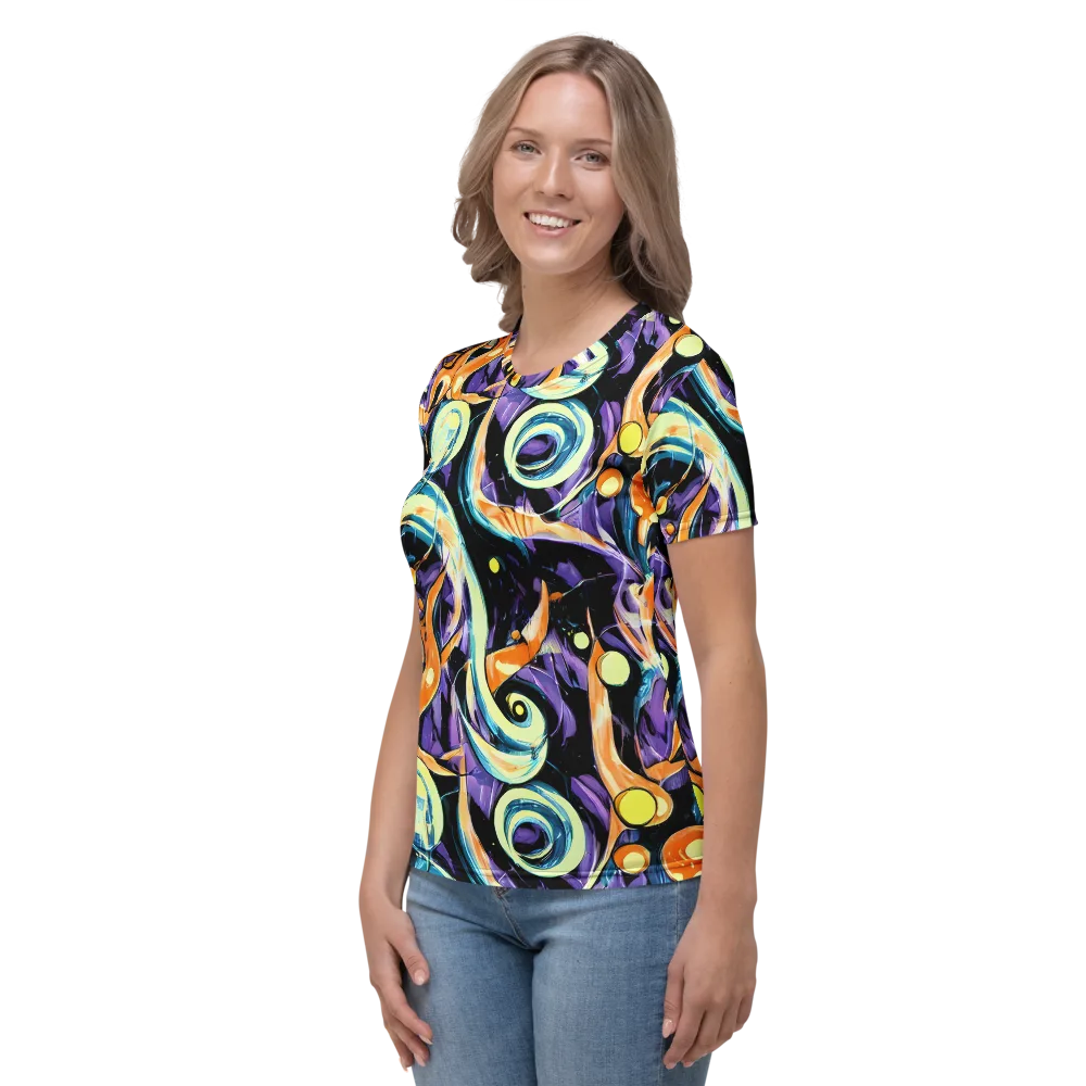 Dorothy's Whirl on Women's Crew Neck T-Shirt — Left