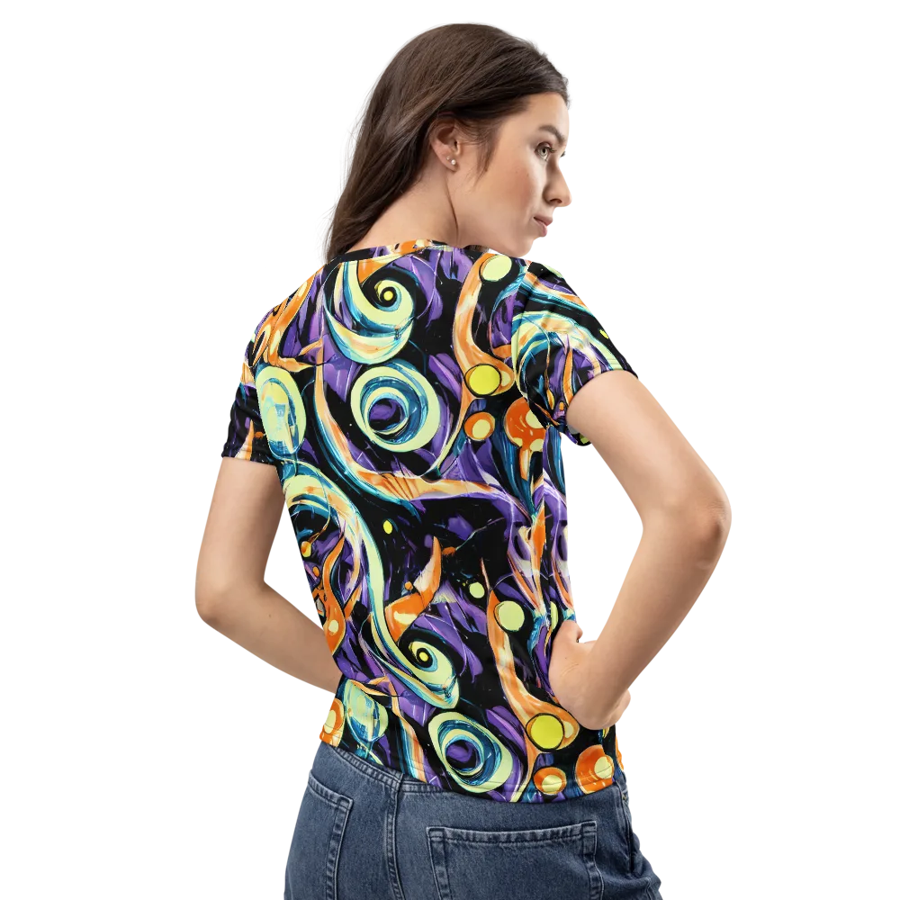 Dorothy's Whirl on Women's Crew Neck T-Shirt — Back