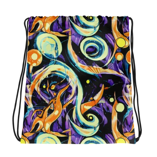 Dorothy's Whirl on a Drawstring Bag