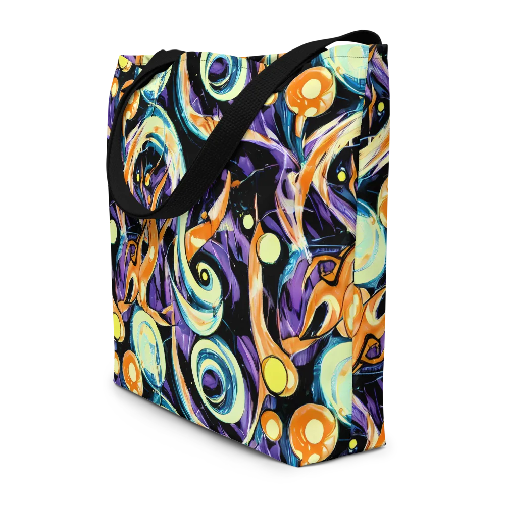 Dorothy's Whirl on Large Tote Bag W/ Pocket — Front