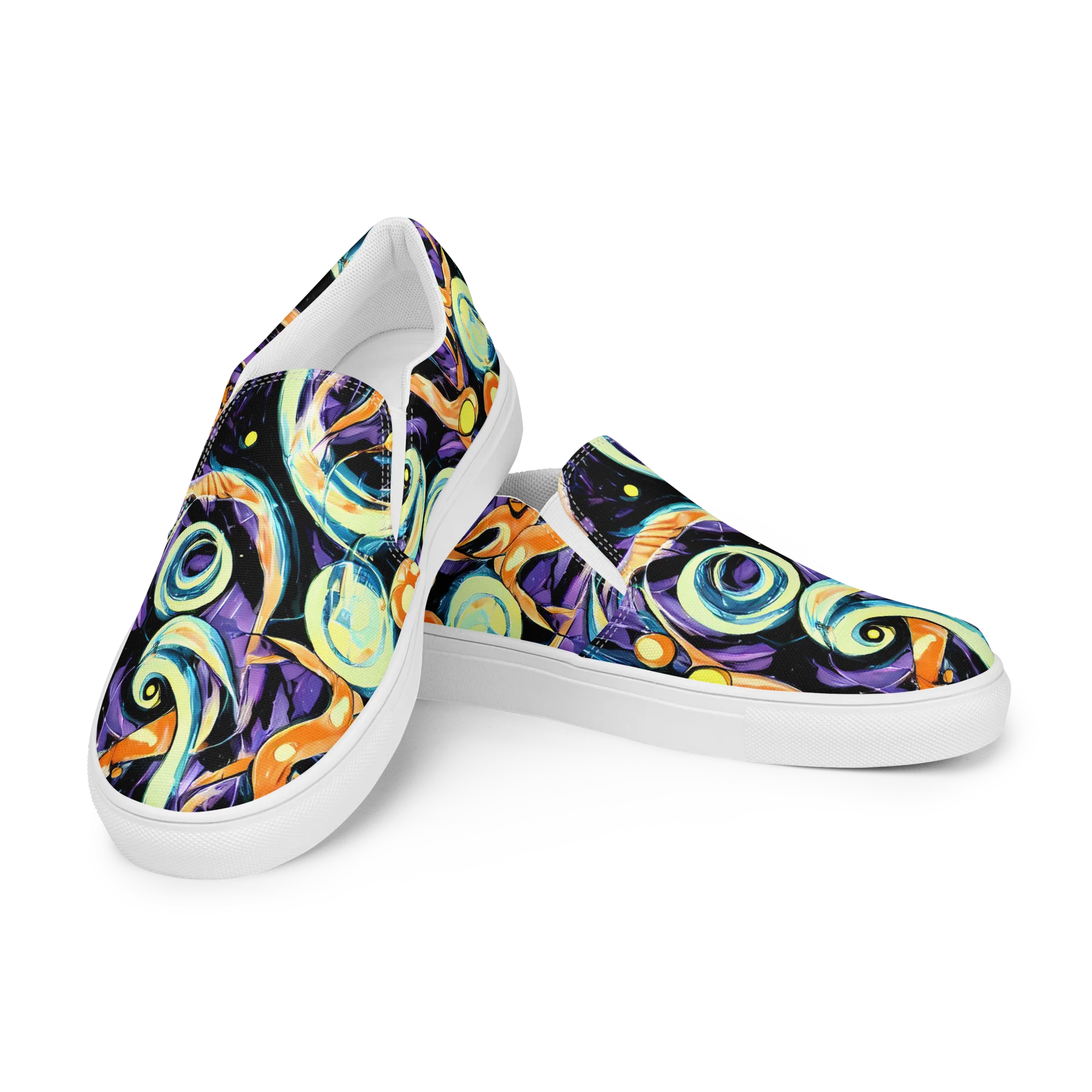 Dorothy's Whirl on Women's Slip-On Canvas Shoes — Left Front