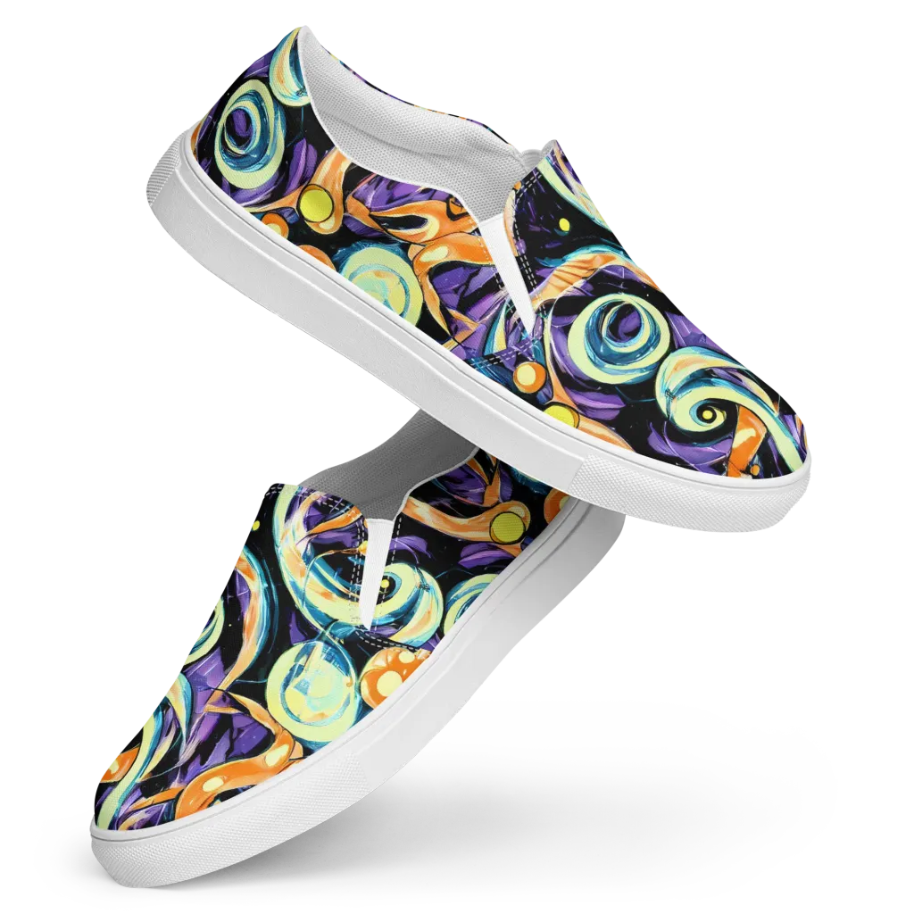 Dorothy's Whirl on Women's Slip-On Canvas Shoes — Front