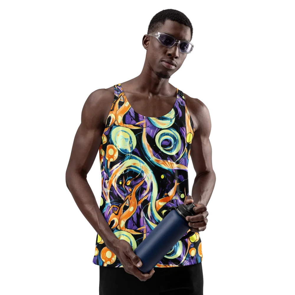 Dorothy's Whirl on Men's Tank Top — Front