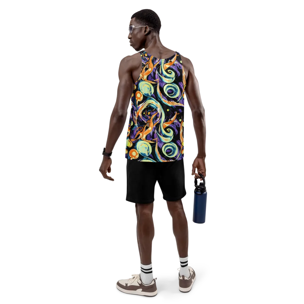 Dorothy's Whirl on Men's Tank Top — Back