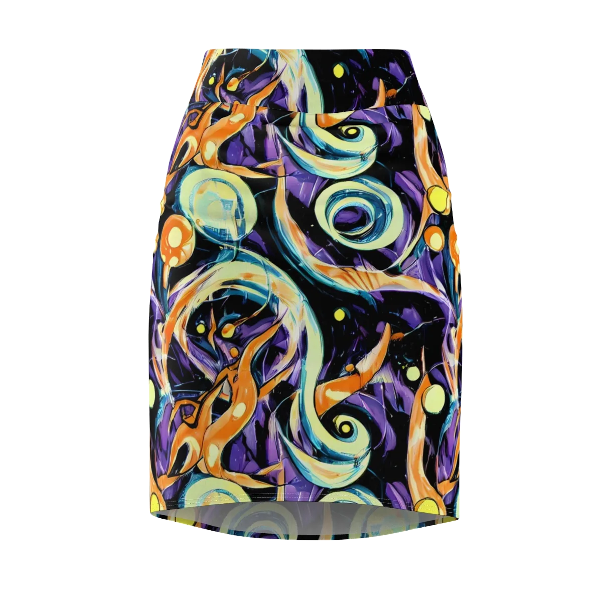 Dorothy's Whirl on Pencil Skirt — Front