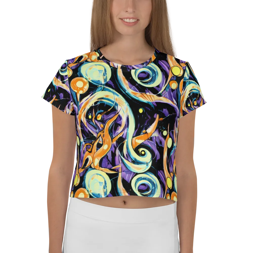 Dorothy's Whirl on Crop Tee — Front