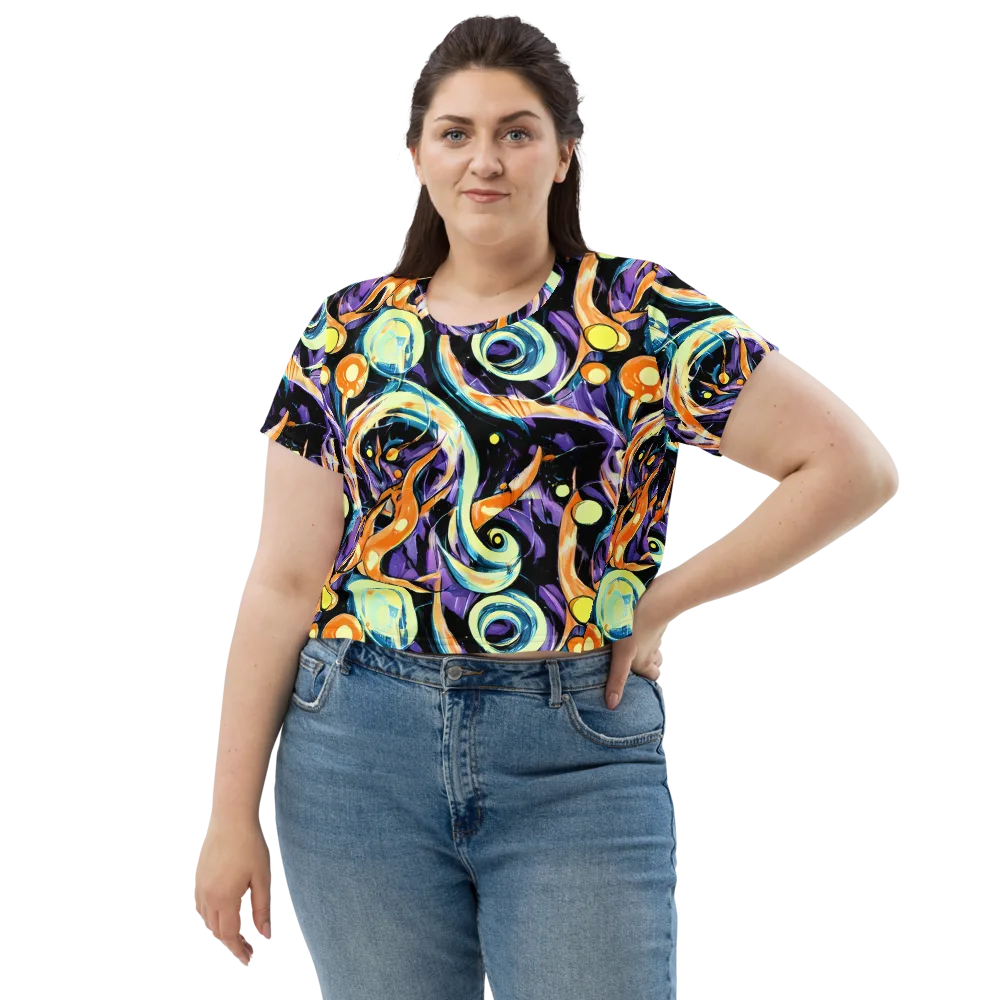 Dorothy's Whirl on Crop Tee — Front