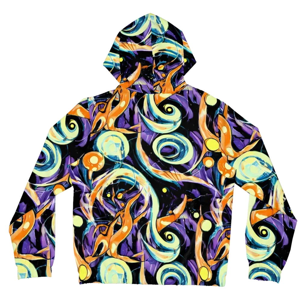 Dorothy's Whirl on Women's Full-Zip Hoodie — Back