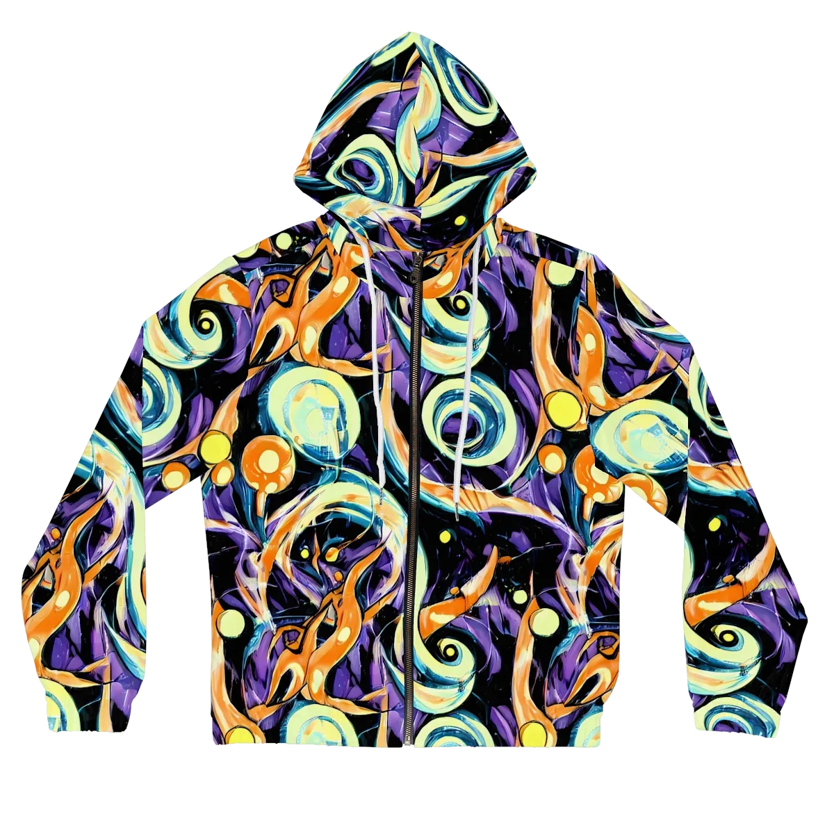 Dorothy's Whirl on Women's Full-Zip Hoodie — Front
