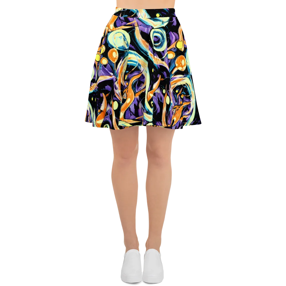 Dorothy's Whirl on Skater Skirt — Front