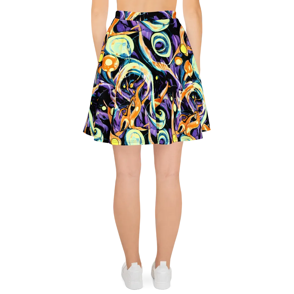 Dorothy's Whirl on Skater Skirt — Back