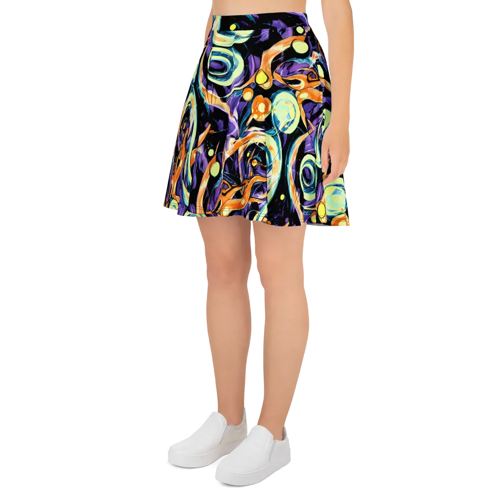 Dorothy's Whirl on Skater Skirt — Left