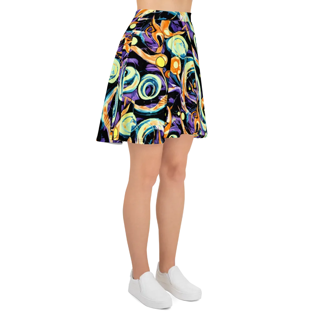 Dorothy's Whirl on Skater Skirt — Right