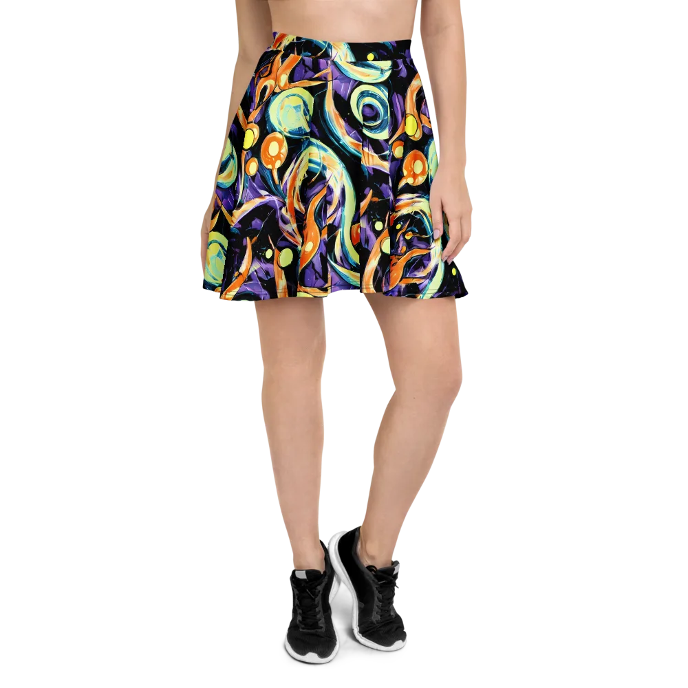 Dorothy's Whirl on Skater Skirt — Front