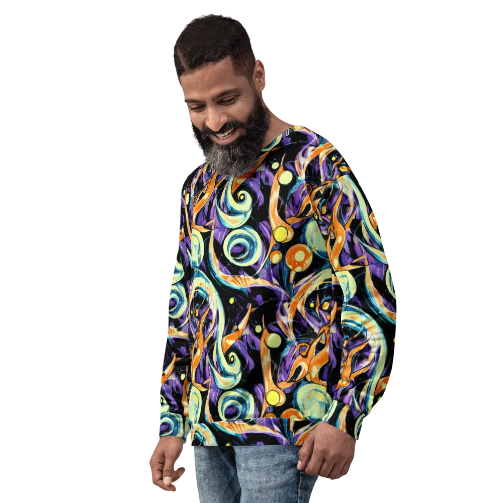 Dorothy's Whirl on Sweatshirt — Left Front