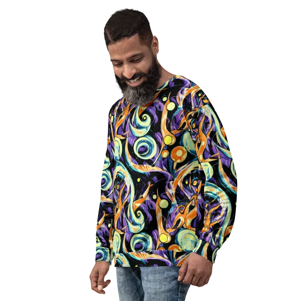 Dorothy's Whirl on Sweatshirt — Left Front