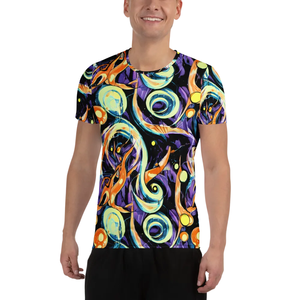 Dorothy's Whirl on Men's Athletic T-Shirt — Front