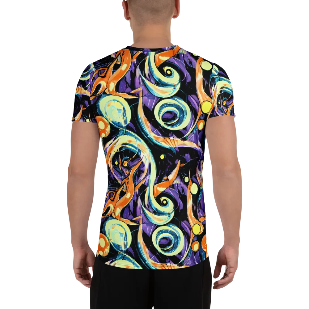 Dorothy's Whirl on Men's Athletic T-Shirt — Back