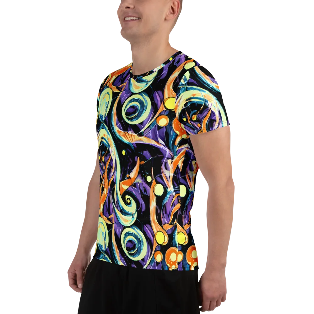 Dorothy's Whirl on Men's Athletic T-Shirt — Left