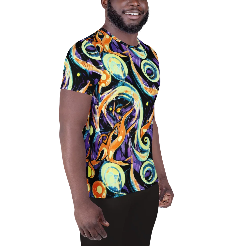 Dorothy's Whirl on Men's Athletic T-Shirt — Right