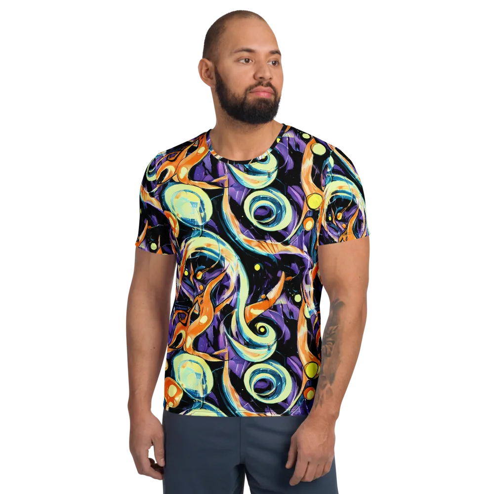 Dorothy's Whirl on Men's Athletic T-Shirt — Front