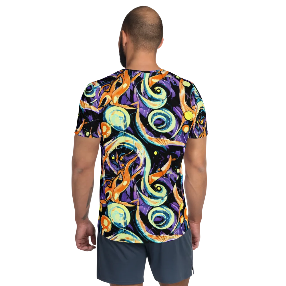 Dorothy's Whirl on Men's Athletic T-Shirt — Back