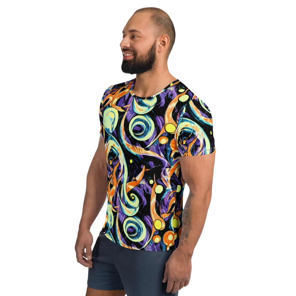 Dorothy's Whirl on Men's Athletic T-Shirt — Left