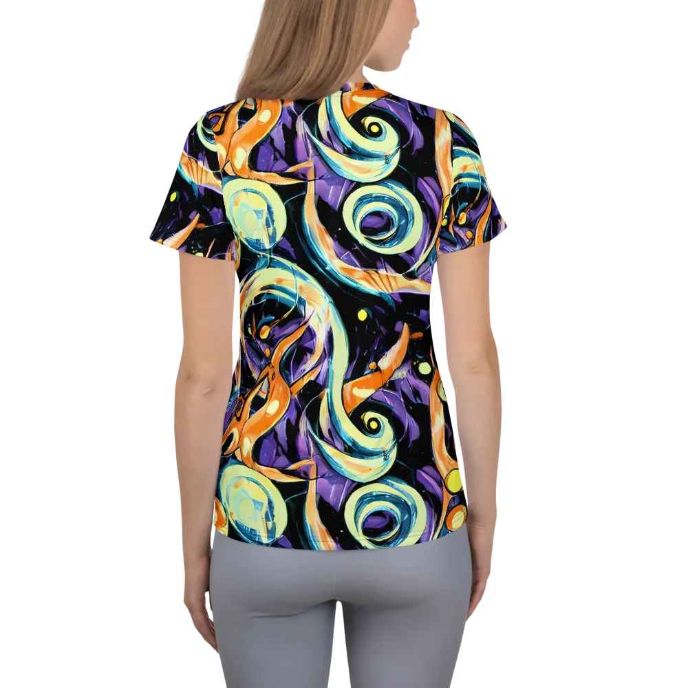 Dorothy's Whirl on Women's Athletic T-Shirt — Back