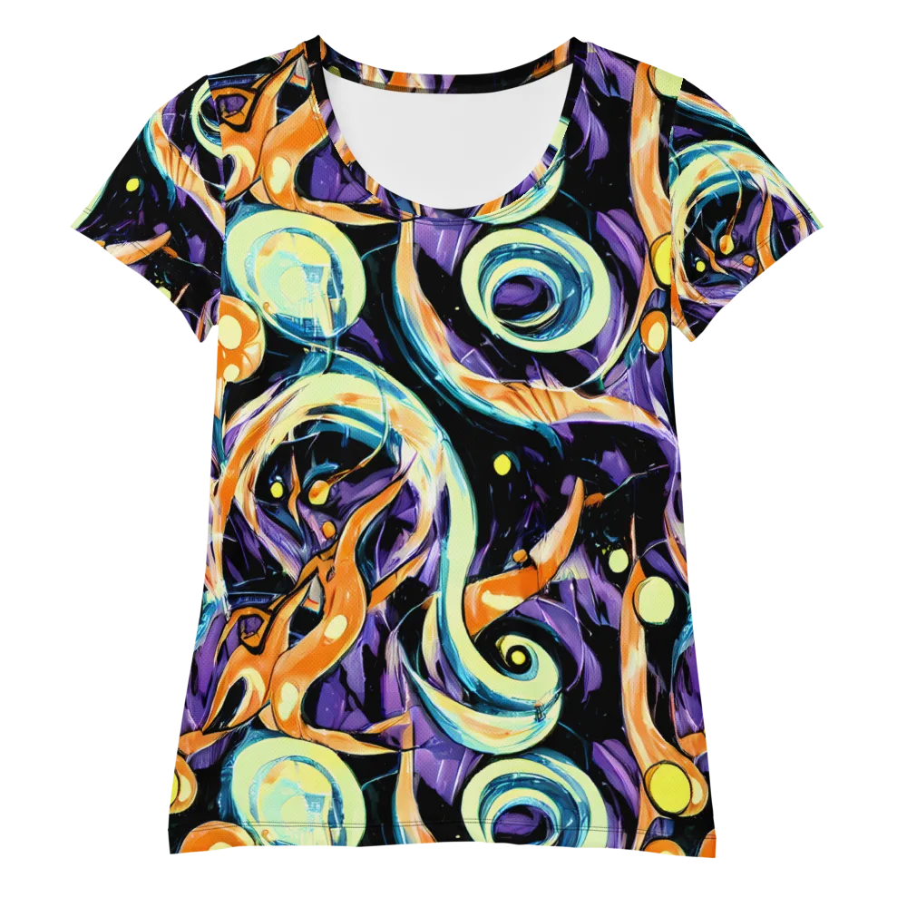 Dorothy's Whirl on Women's Athletic T-Shirt — Front